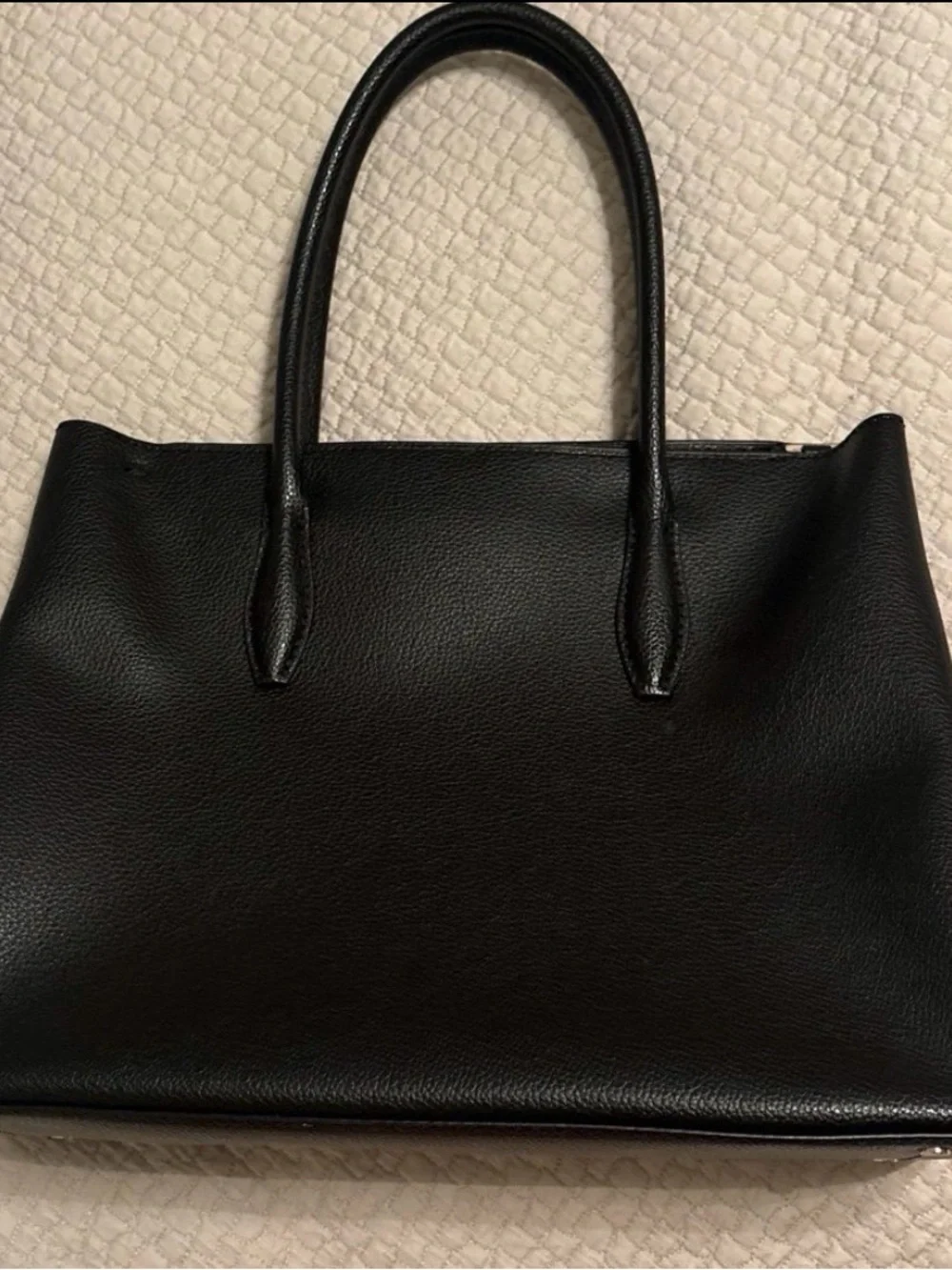 kate spade Black Pebbled Leather purse/satchel
